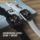 Horizon Lite + 4G Câmera Rotatória | 2GB + 16GB | Celular de Pulso Slim