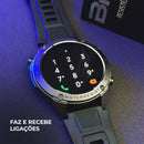 Smartwatch BRAVE WEARZONE | 5ATM Mar, GPS Dupla Frequência