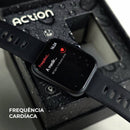 Tela do ACTION medindo frequência cardíaca, 88 BPM