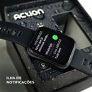 Tela do ACTION recebendo notificação de mensagem do WhatsApp