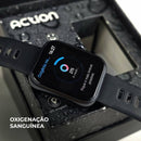 Tela do ACTION medindo oxigenação sanguínea