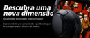Fone WZ08 com cancelamento de ruído, ilustração de imersão sonora tipo cinema
