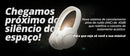 Fone WZ08 branco com cancelamento ativo de ruído (ANC) de -43dB